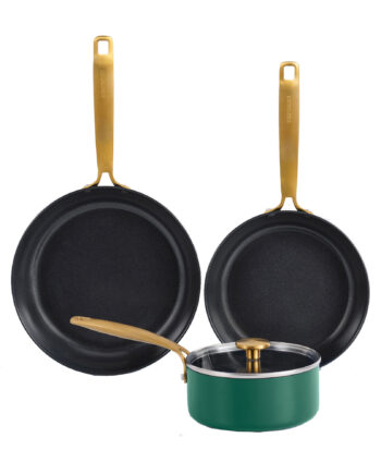 Combekk Stegepande Kasserollesæt Dele Grøn