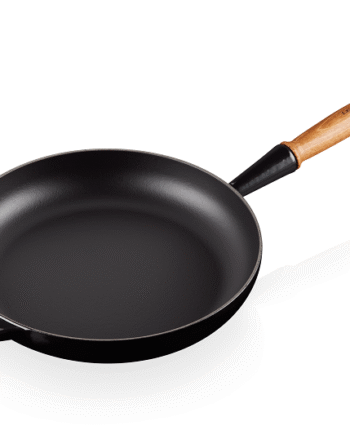 Creuset Stegepande Træhåndtag ø28 Mat Black