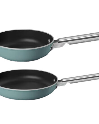 Smeg Stegepandesæt  Smaragdgrøn