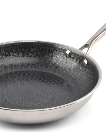 Stegepande Bonbistro Fusion ø25 Rustfrit Stål Non Stick Pfas Fri Ovnsikker Tåler Opvaskemaskine Sølv
