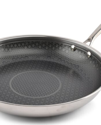 Stegepande Bonbistro Fusion ø29 Rustfrit Stål Pfas Fri Non Stick Sølv Ovnsikker Opvaskemaskineegnet