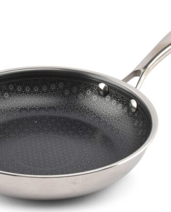 Stegepande Bonbistro Fusion ø38 Rustfrit Stål Pfas Fri Non Stick Ovnfast Sølv