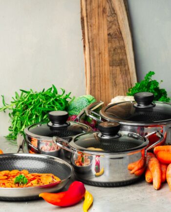 Non Stick Grydesæt Gryder  Stegepande Fusion